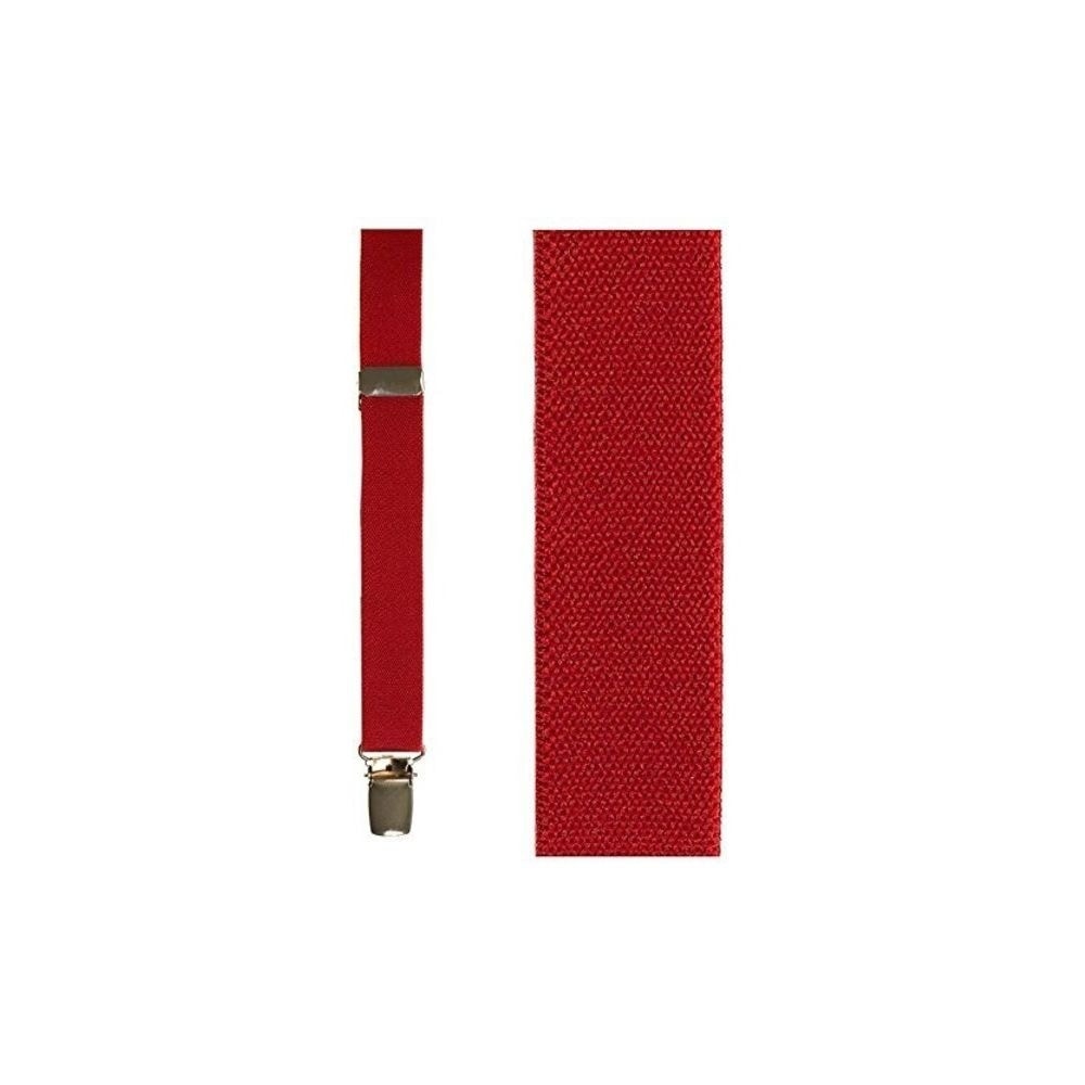 Red Oxford Suspenders