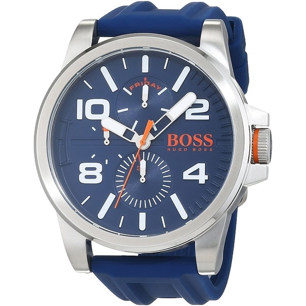 hugo boss blue strap watch