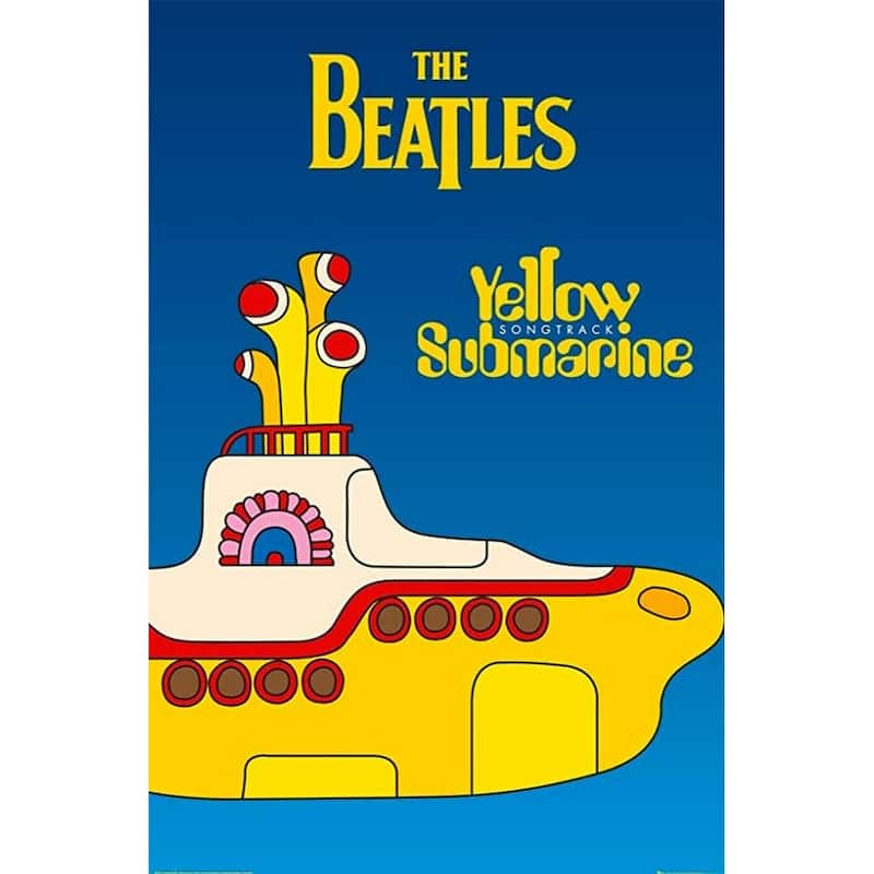 The Beatles Yellow Submarine Art Poster - 24 x 36 Inch