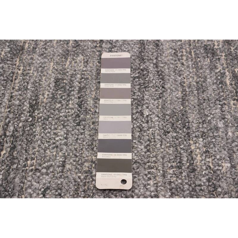 ECARPETGALLERY Hand-knotted Loreto Grey Silk Rug - 5'8 x 8'11