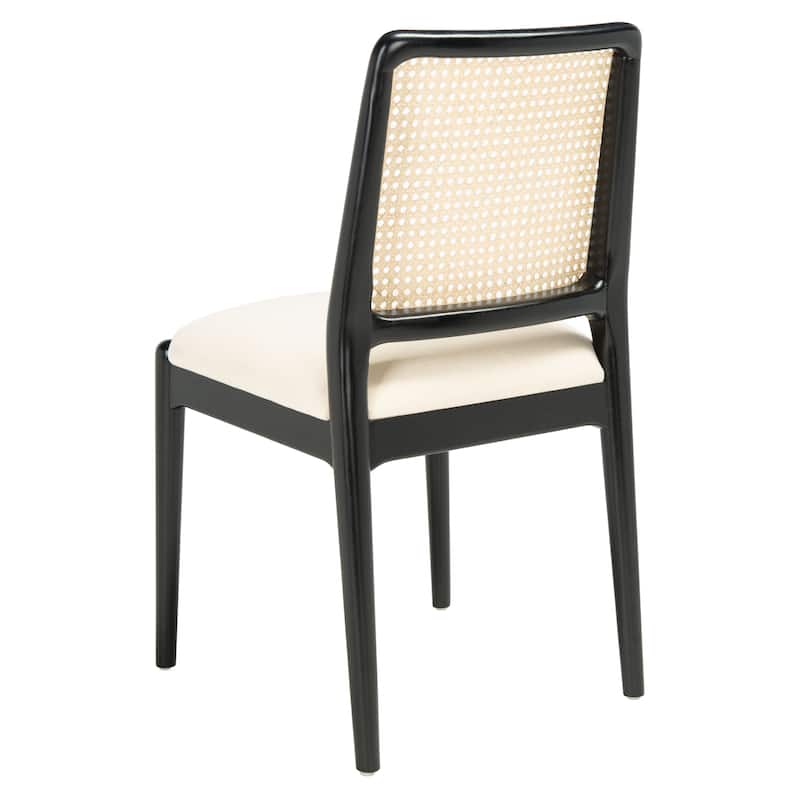 SAFAVIEH Reinhardt Rattan Cushion Dining Chair (Set of 2) - 19" W x 17.5" L x 32" H