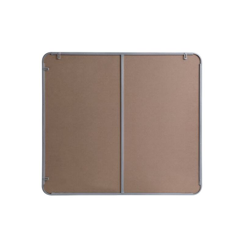 Ezra Soft Corner Metal Rectangular Mirror