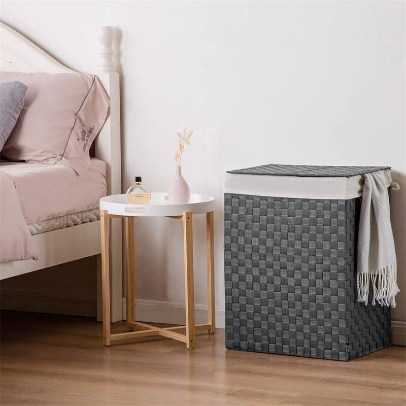 Laundry Hamper Basket with Lid - 18.11"L x 12.99"W x 23.62"H