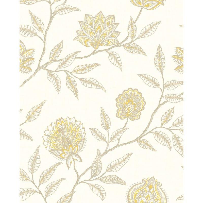 Stacy Garcia Home Jaclyn Peel and Stick Wallpaper - 20.5 in. W x 18 ft. L - Blonde & Sandstone