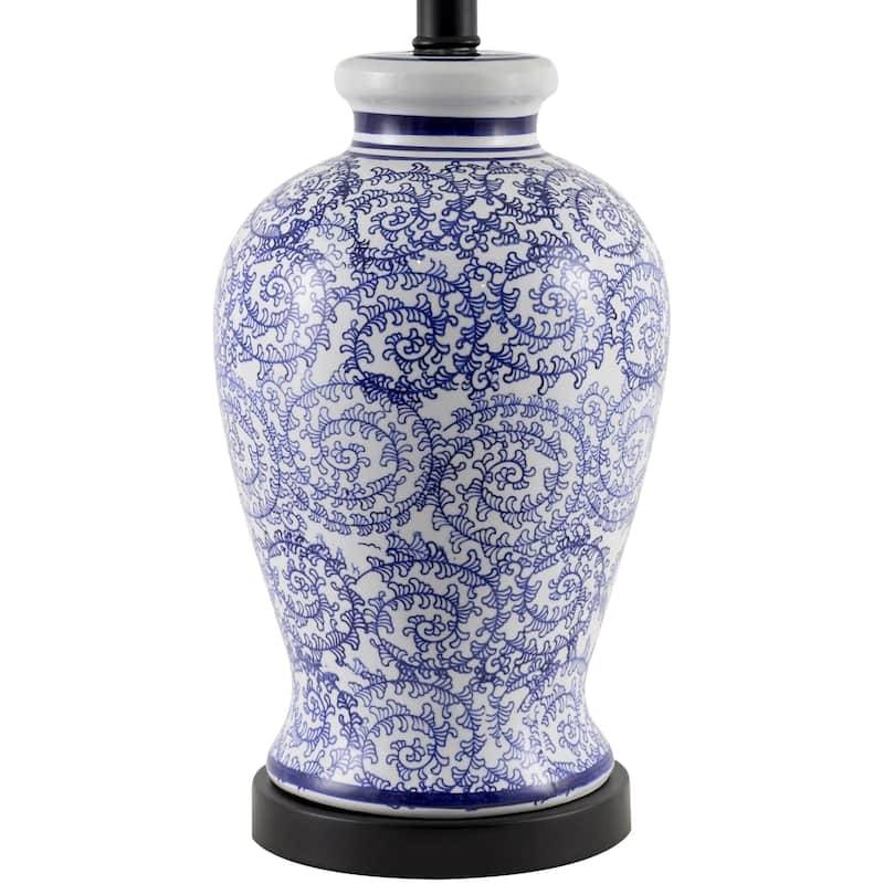 Livabliss Florezia Traditional Accent Table Lamp - 25"H x 14"W x 14"D