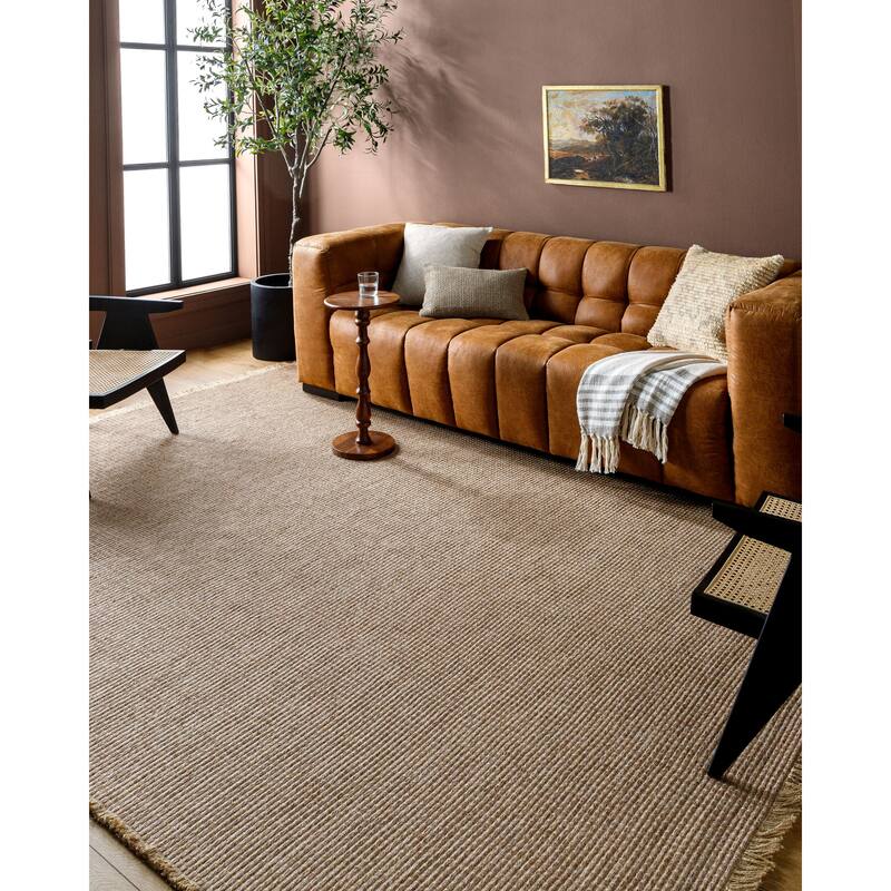 Becki Owens x Livabliss Kimi Area Rug - Light Brown - 2' 7" x 7' 3"
