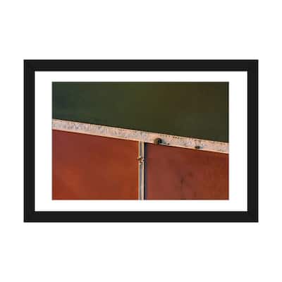 iCanvas "Abstract Minimal And Texture Rich Red And Green Salt Farm From Above" by Michael Schauer PFA