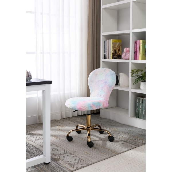 Plush pink office chair store