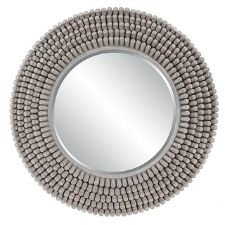 Uttermost Portside Round Gray Mirror - 40"W X 40"H X 3"D