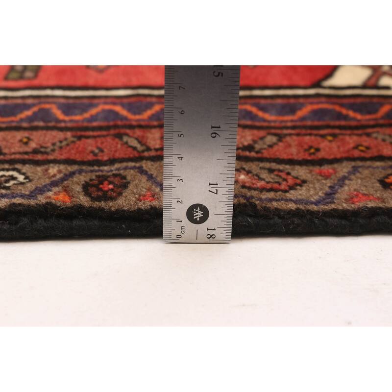 ECARPETGALLERY Hand-knotted Andelz Red Wool Rug - 3'3 x 4'9