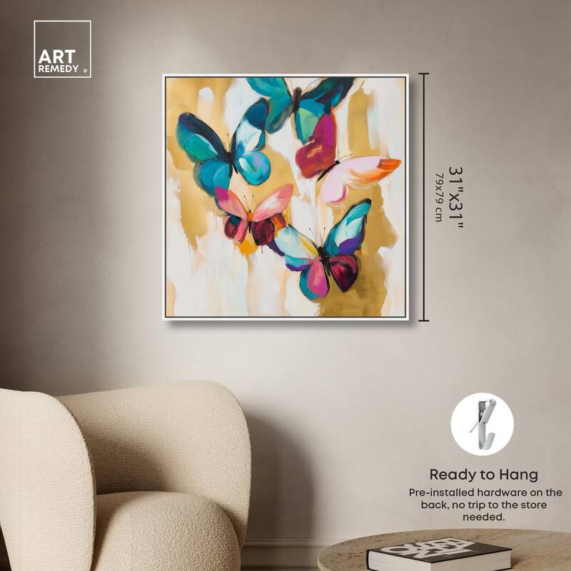 Wings in Waltz II Canvas by Art Remedy