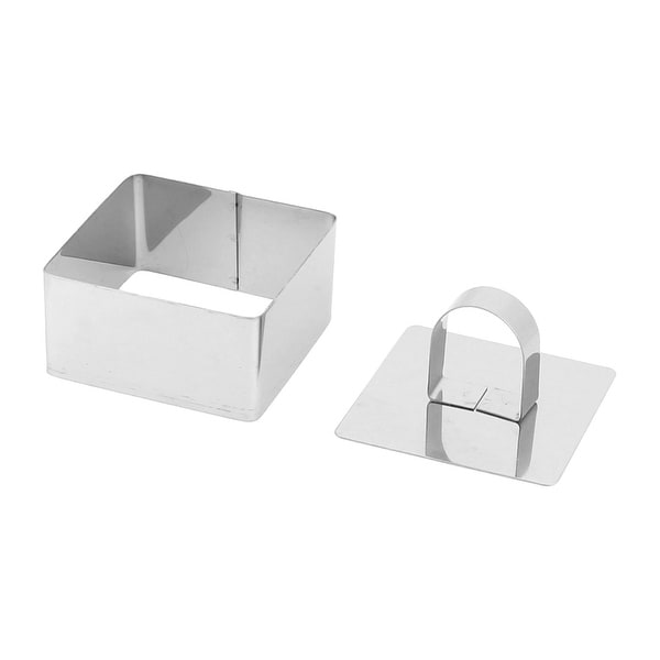 Square Shaped Cookie Cutter Metal Biscuit Pastry Baking Cake Fondant Jelly Mould 