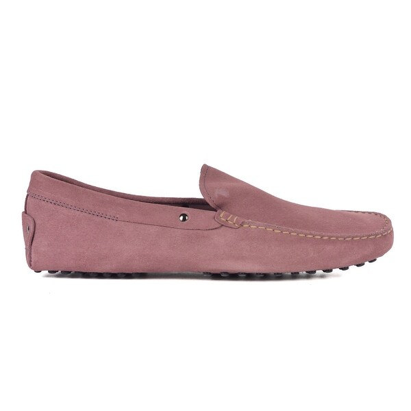 tod's pink suede loafers