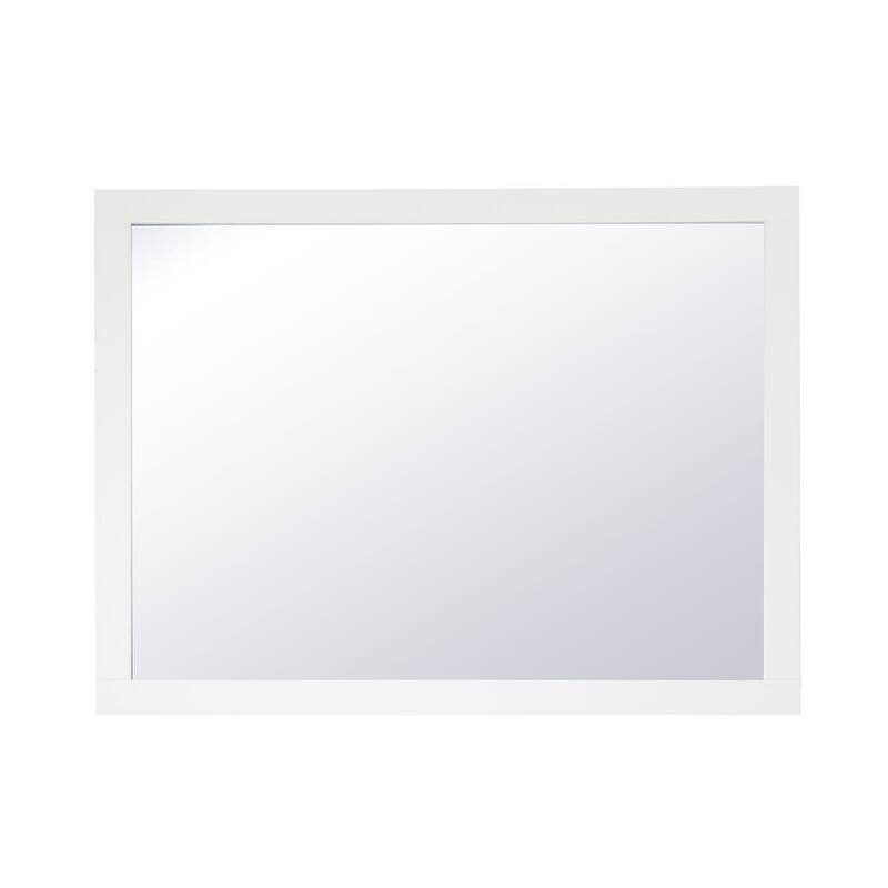 Elegant Lighting VM24836 Aqua 48" W x 36" H Traditional Rectangular - White