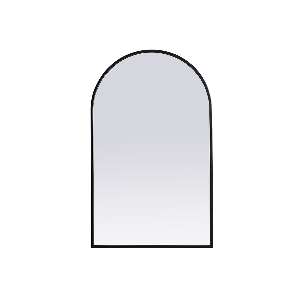 Indigo Home Metal Frame Arch Mirror 22x36 Inch