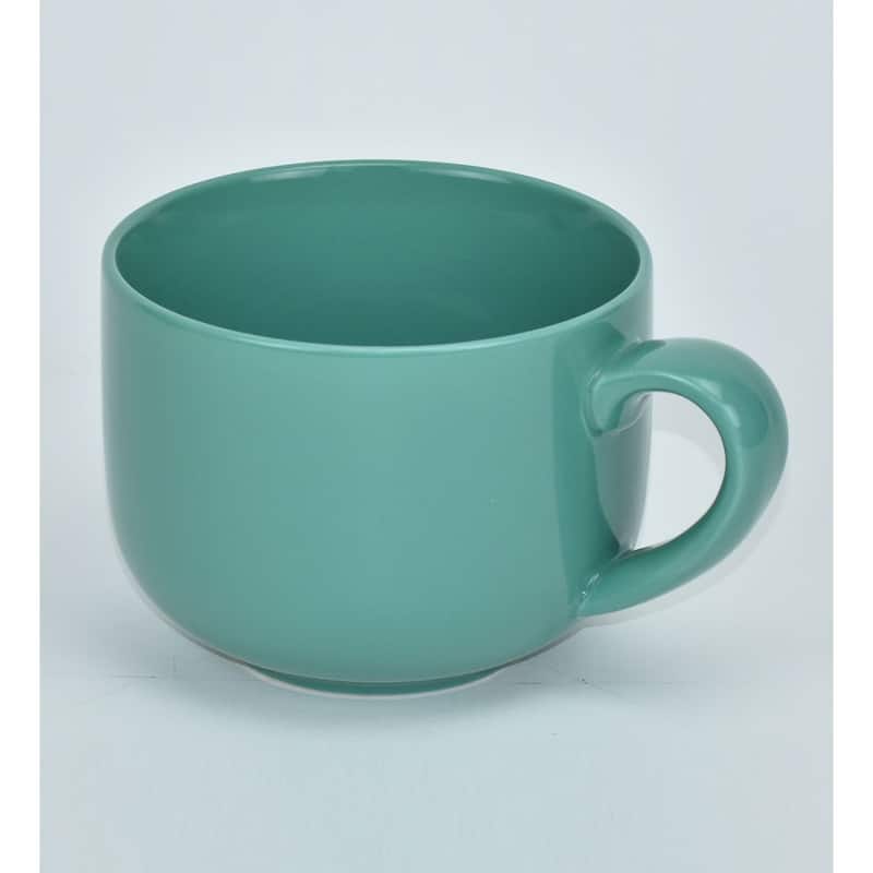 Omniware Teaz Cafe 24 oz Jumbo Mug - 4.75" D x 3.75" H - Teal