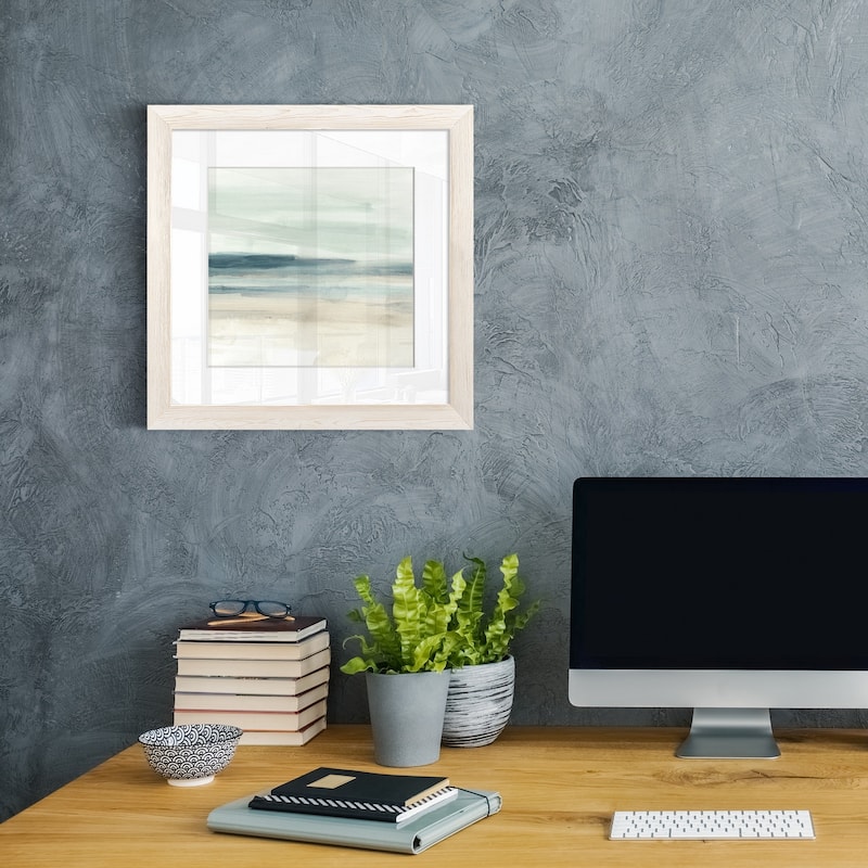 Blue Sands I -Premium Framed Print - Ready to Hang