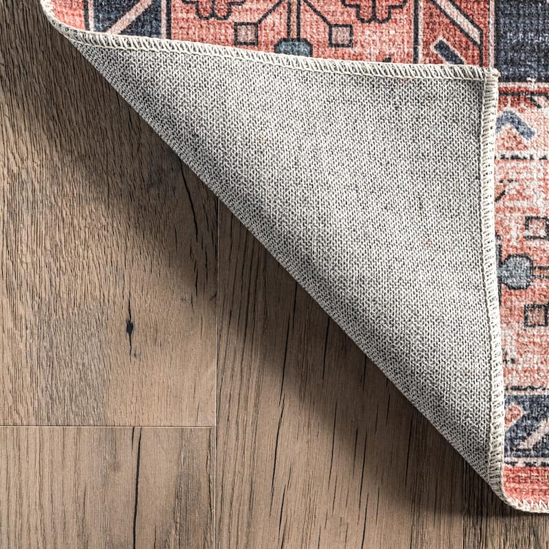 Nuloom Astra SplashGuard Traditional Machine Washable Area Rug