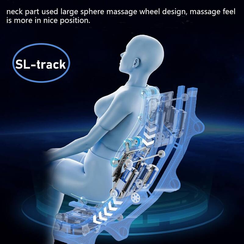 Full Body Massage Chair Zero Gravity Recliner with Bluetooth Speaker