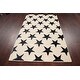 preview thumbnail 6 of 5, Wool/ Silk Modern Trellis Oriental Geometric Area Rug Hand-Tufted - 4'0" x 6'0"