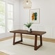 preview thumbnail 4 of 52, Plank and Beam Classic Solid Wood Dining Table - 72" Walnut Wirebrush