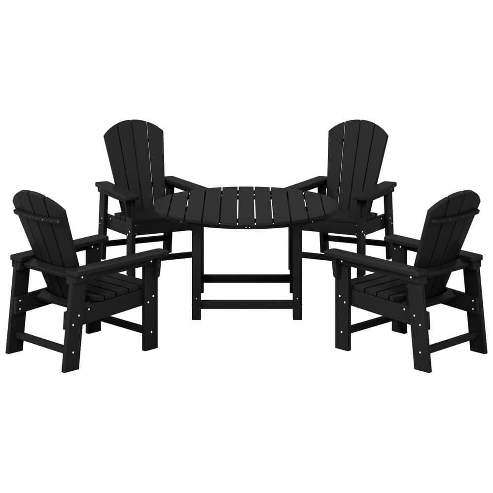 Laguna Kids Adirondack 5-Piece Round Table Dining Set