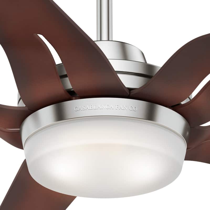 Casablanca 56" Correne Ceiling Fan with LED Light Kit and Remote - Scandanavian, Mid-Century Modern