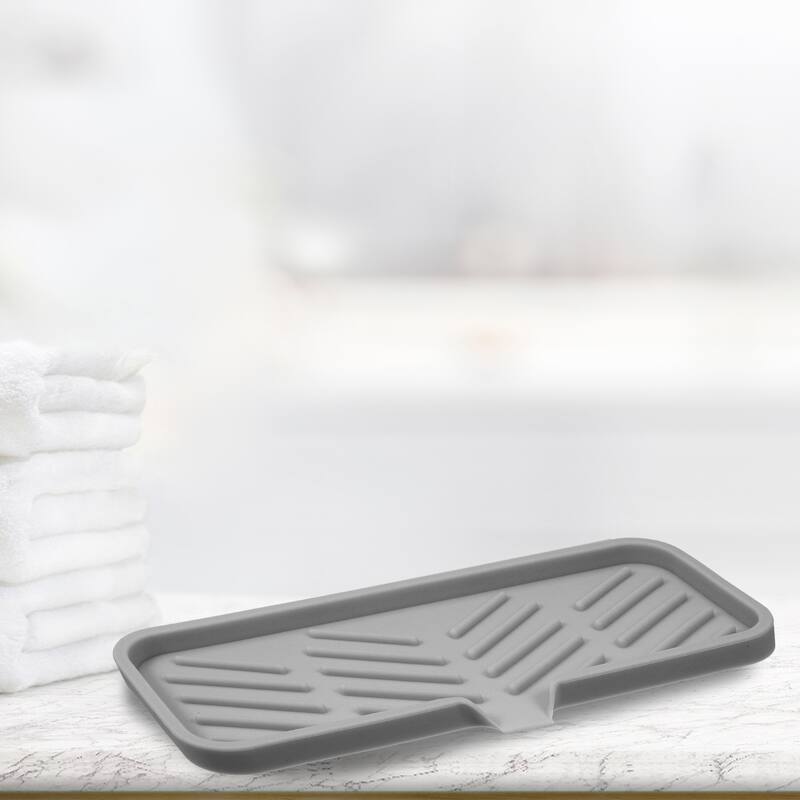 Soap Dish Keep Soap Dry for Home Bathroom Kitchen Silicone