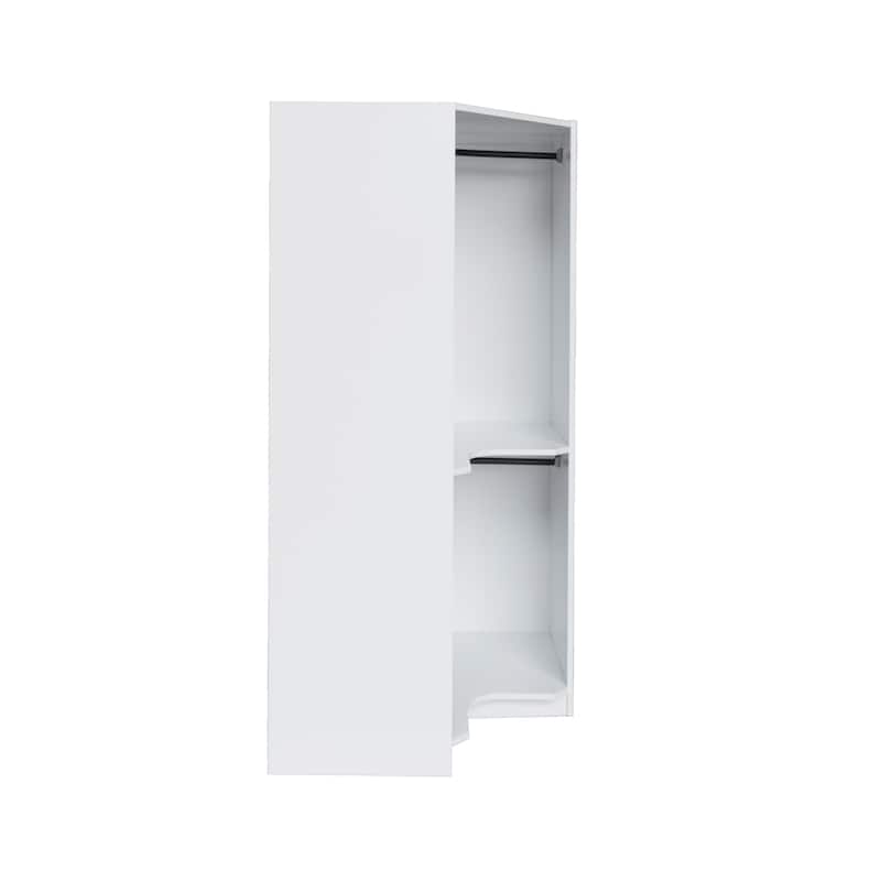 Polygon Corner Wardrobe with 2-Doors