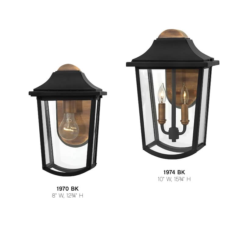 Hinkley Lighting 2 Light Outdoor Lantern Wall Sconce from the Burton