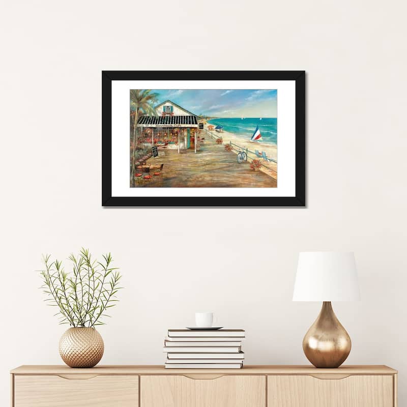 iCanvas "Boardwalk Cafe" by Ruane Manning
