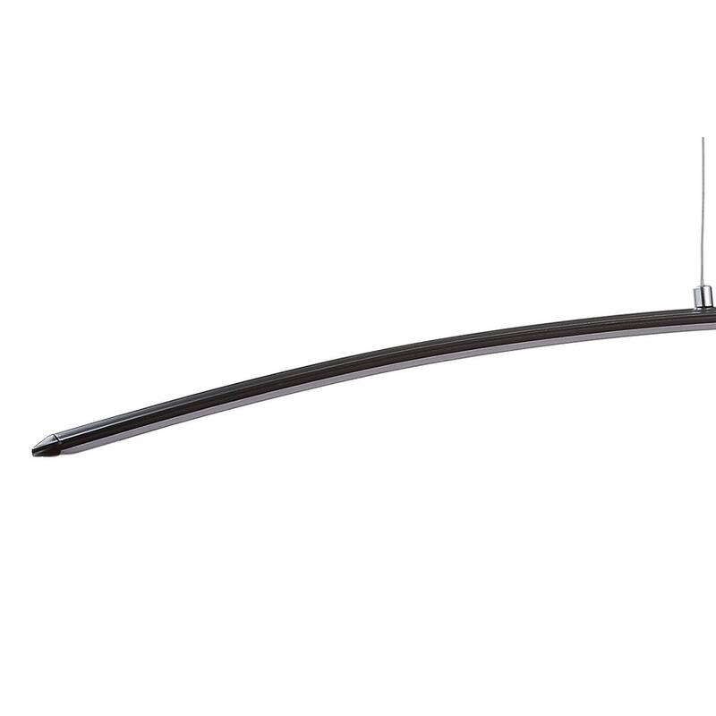 Nathaniel 41.5" Dimmable Adjustable Integrated LED Metal Linear Pendant, by JONATHAN Y