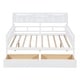 preview thumbnail 27 of 34, Full Daybed with Drawers & Shelf - Elegant Multi-Functional Style