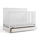preview thumbnail 1 of 49, Graco Sasha 5-in-1 Convertible Crib with Drawer White