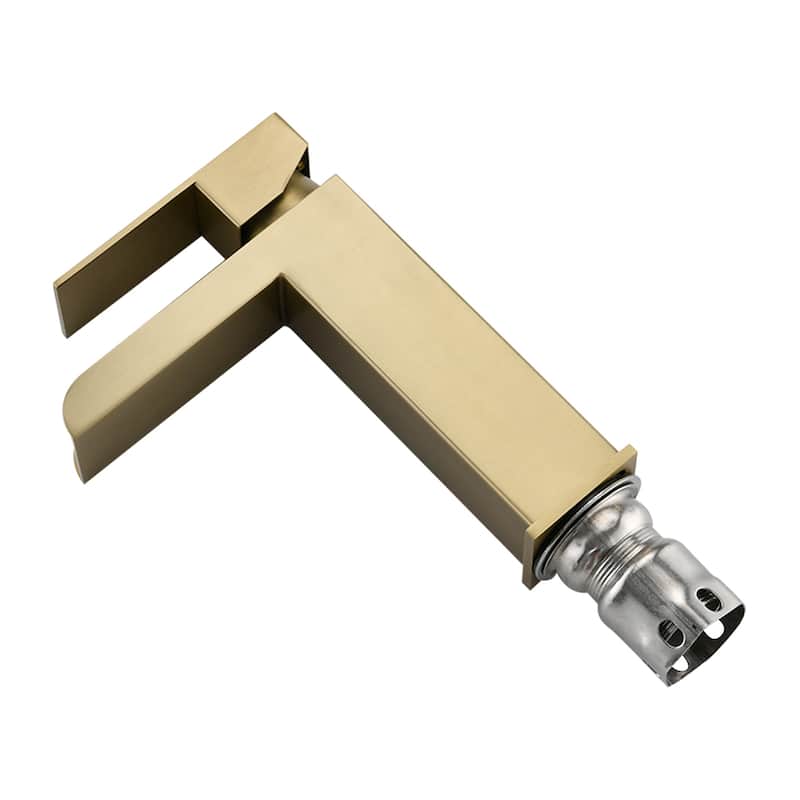 Topcraft Single Handle Waterfall Bathroom Faucet with Baseplate