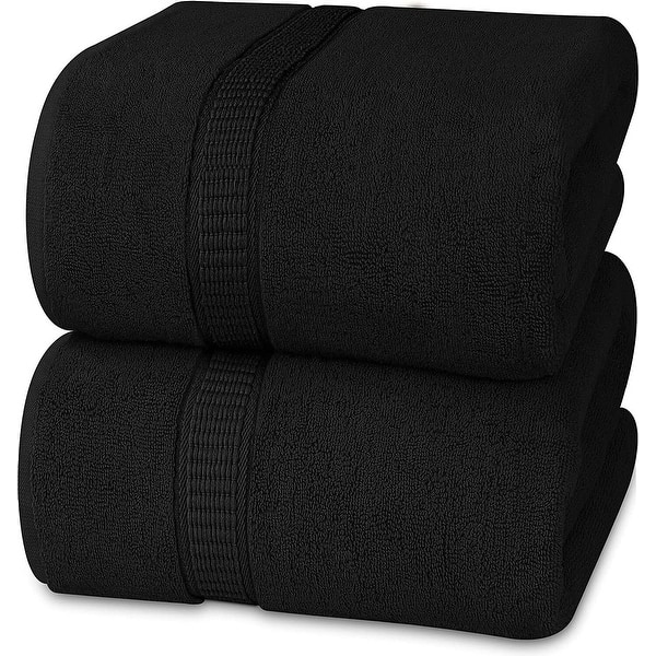 2Pcs 600 GSM Luxurious Jumbo Bath Towel Sheet Bed Bath & Beyond