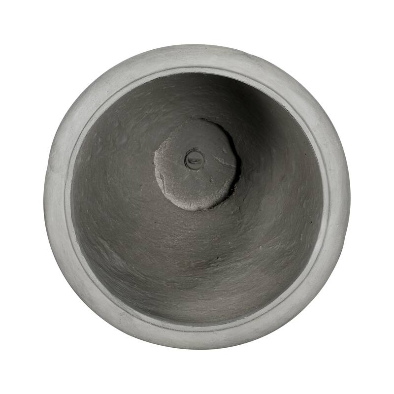 Christopher Knight Home - Jinni Classical 18.11"H Outdoor Pedestal Urn Planter with Garland-Carved Design