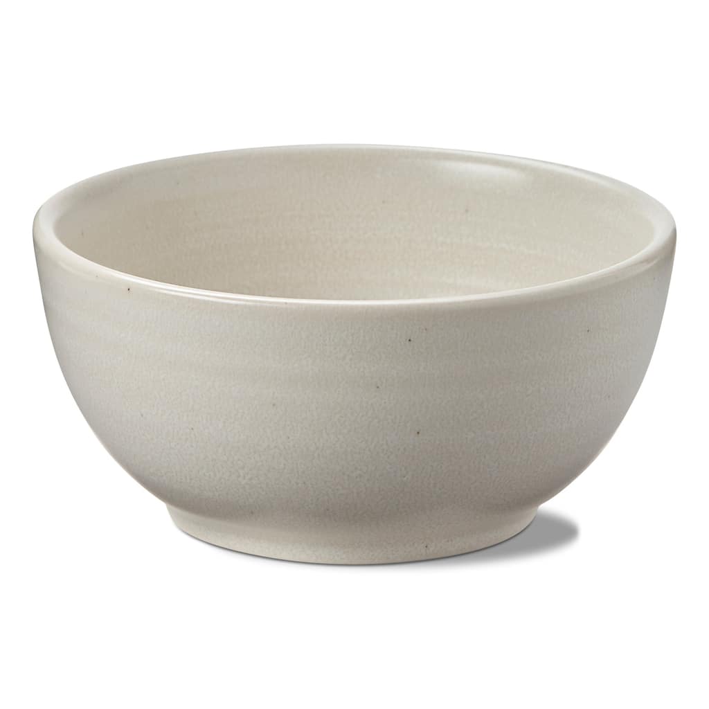 Loft Speckled Reactive Glaze Stoneware Bowl Matte White 17 oz. Dishwasher Safe