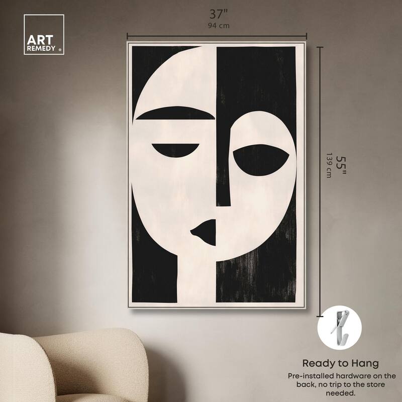 The Mask I Canvas by Art Remedy