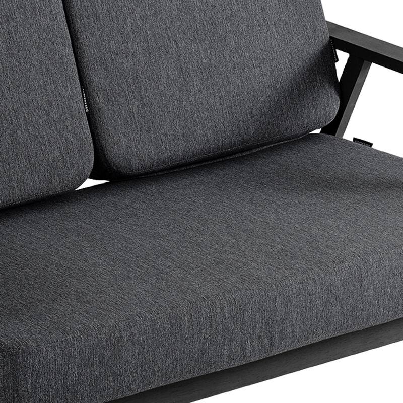 Casual Wood Cushioned 5-Piece Outdoor Patio Conversation Set