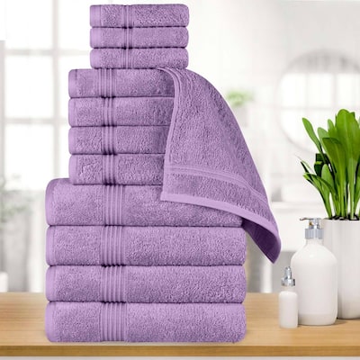 Superior Heritage Egyptian Cotton Absorbent 12-Piece Towel Set