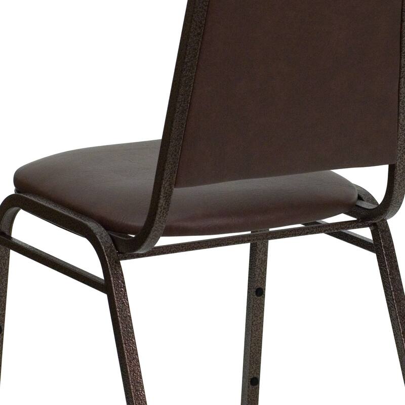 4 Pack Trapezoidal Back Stacking Banquet Chair - 20.25"D x 17.5"W x 34"H