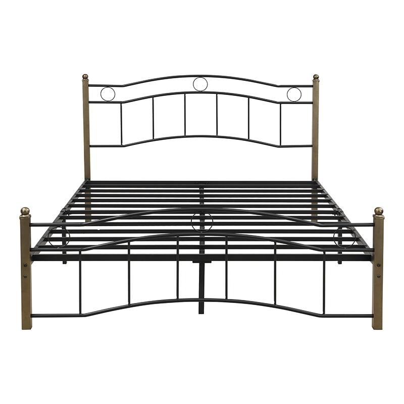 Bouvardia Contemporary Iron Bed Frame by Christopher Knight Home
