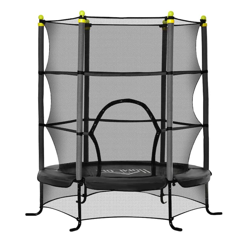 Trampoline, Indoor Trampoline for Kids with Safety Enclosure Indoor