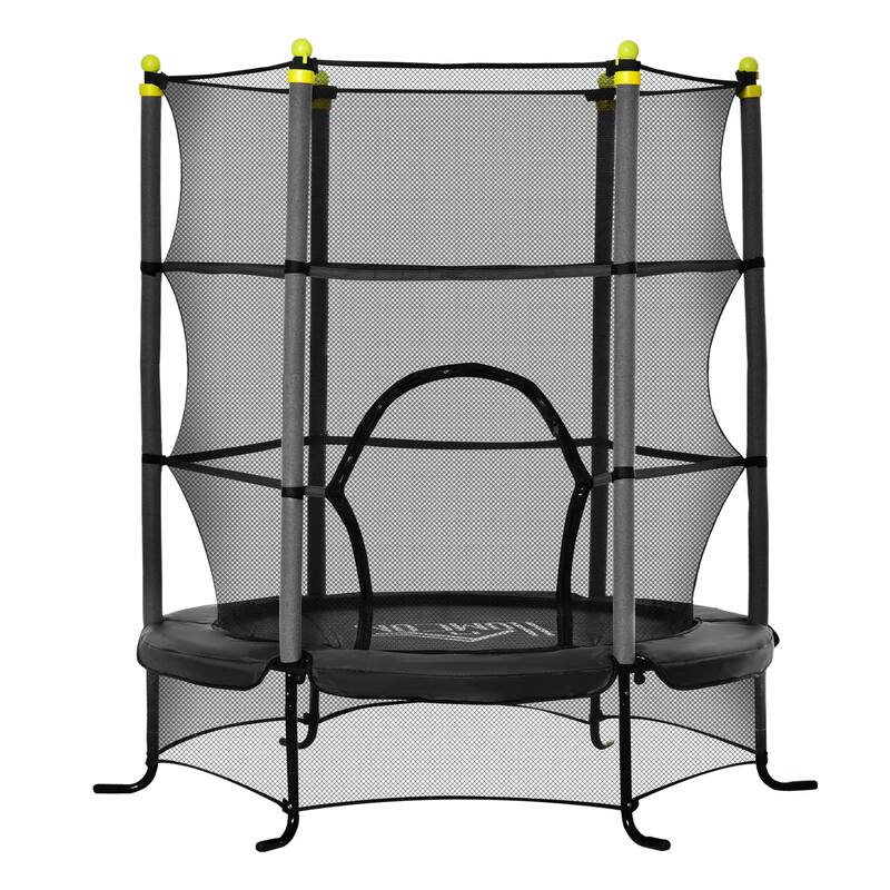 Trampoline for Kids with Safety Enclosure Indoor & Outdoor Use