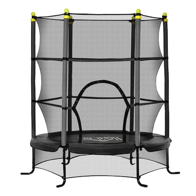 Trampoline for Kids with Safety Enclosure Indoor & Outdoor Use
