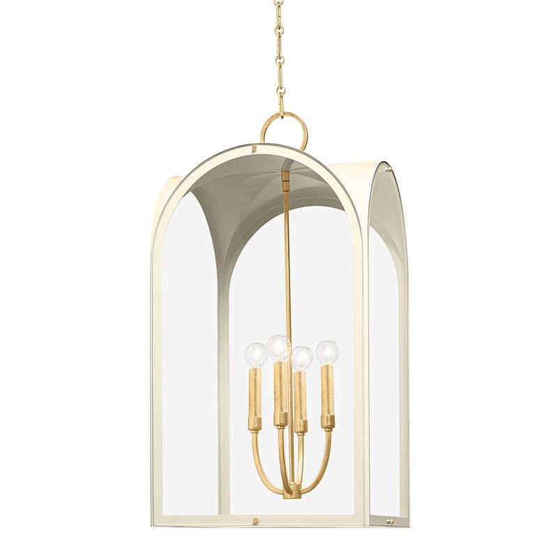 Hudson Valley Lighting 6618 Lincroft 4 Light 17" Wide Multi Light - Vintage Gold Leaf / Soft Sand