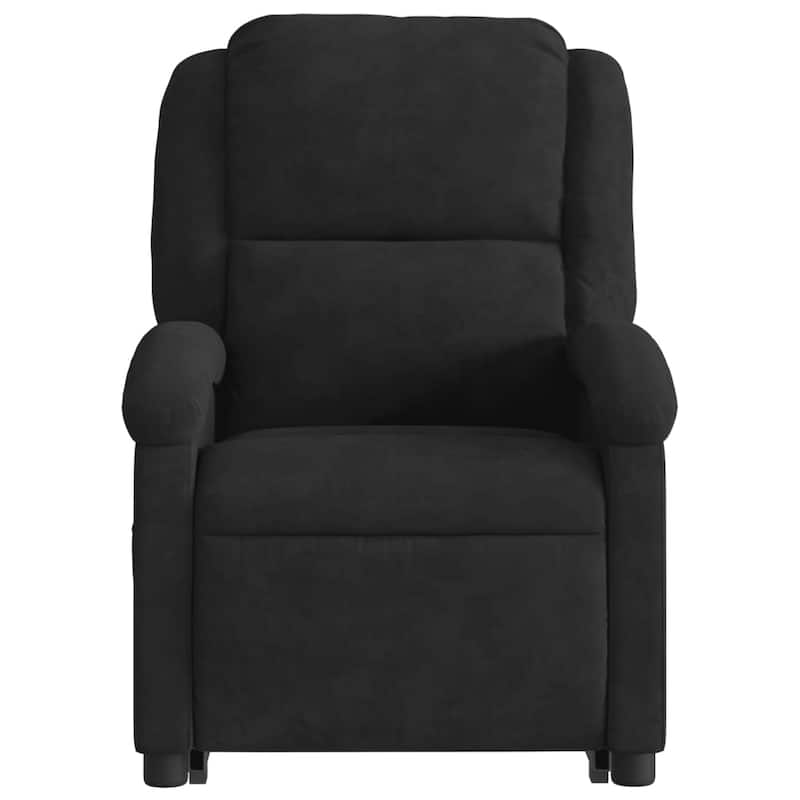 vidaXL Stand up Massage Recliner Chair Power Lift Wingback Armchair Velvet