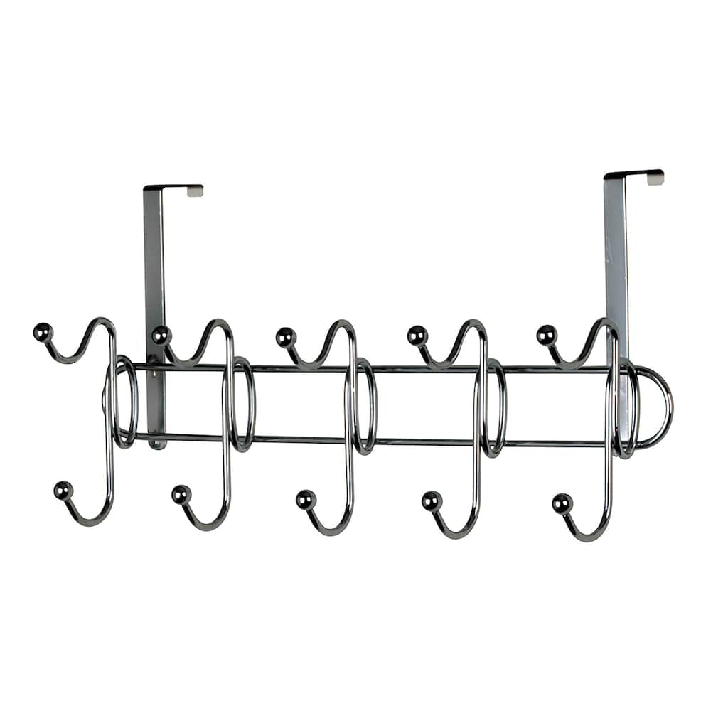 Simplify 10 Hook Over the Door Hanger in Onyx