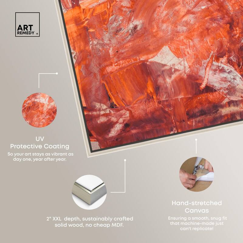 Shades of Red II Canvas by Art Remedy